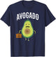 Avogado Abogado Spanish Lawyer Funny Pun Avocado Lover T-Shirt - T-Shirt | Navy
