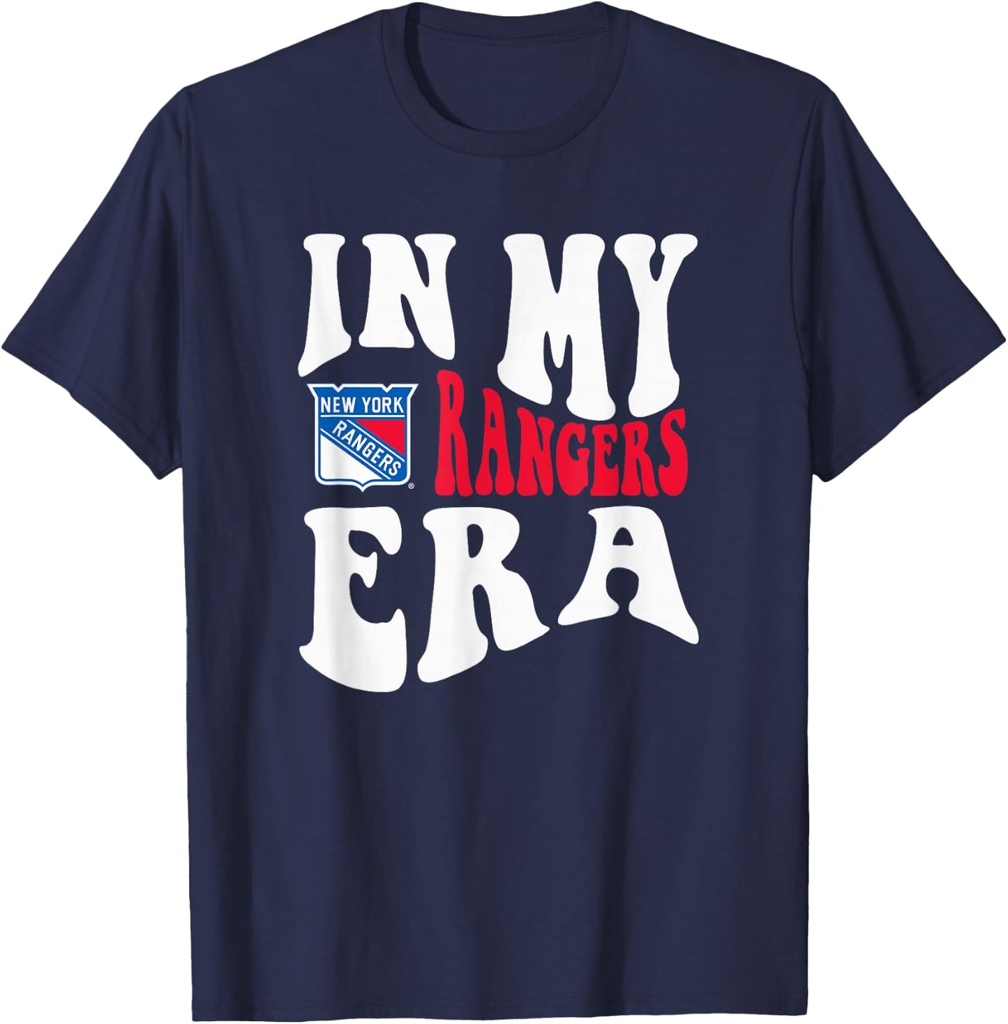 New York Rangers Era Officially Licensed T-Shirt - T-Shirt | Navy