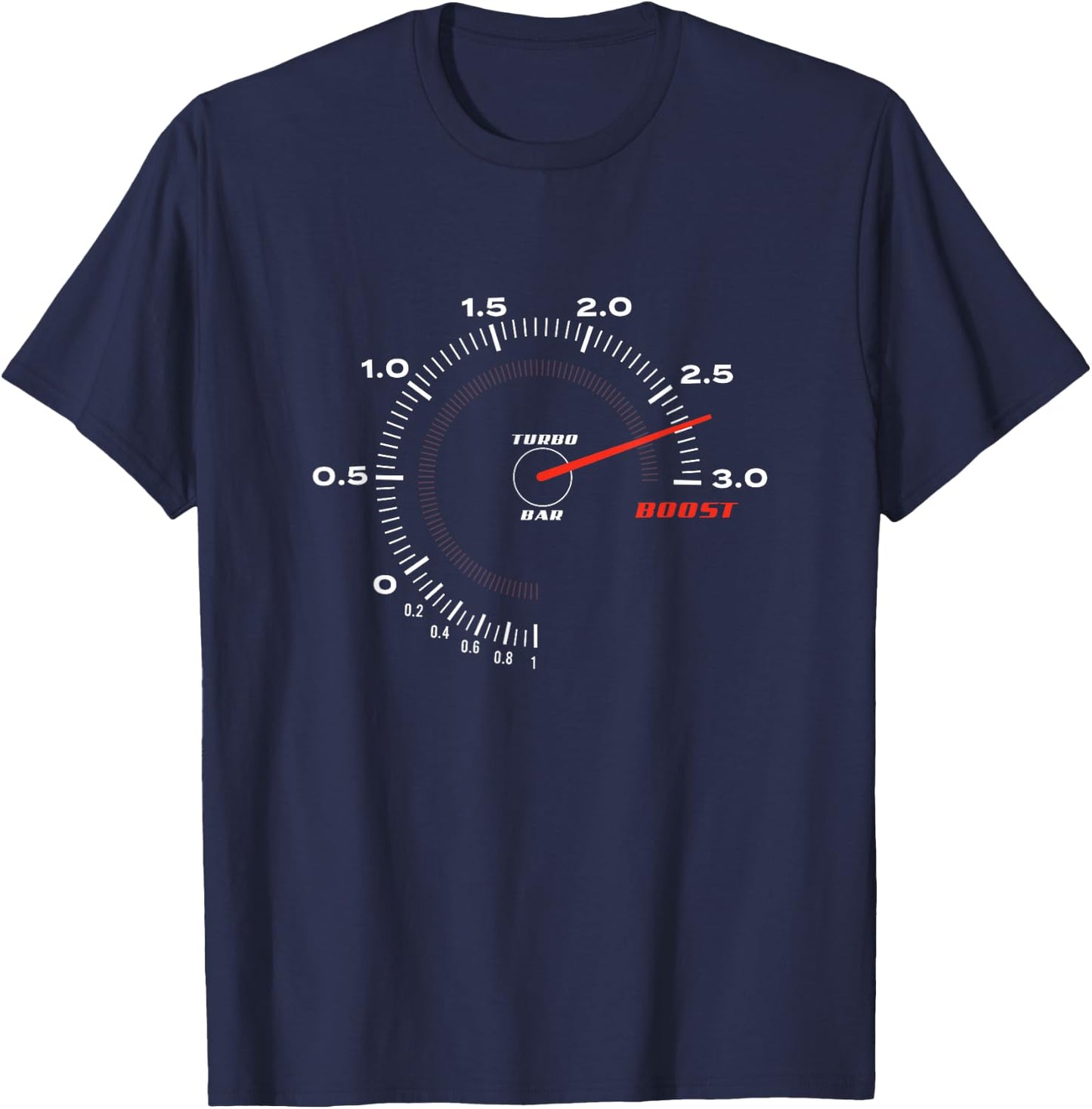 Turbometer Of A Turbocharger - Car Guy Auto Mechanic T-Shirt - T-Shirt | Navy