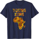 Cool African Kente Art Men Boys Kids African American Print T-Shirt - T-Shirt | Navy