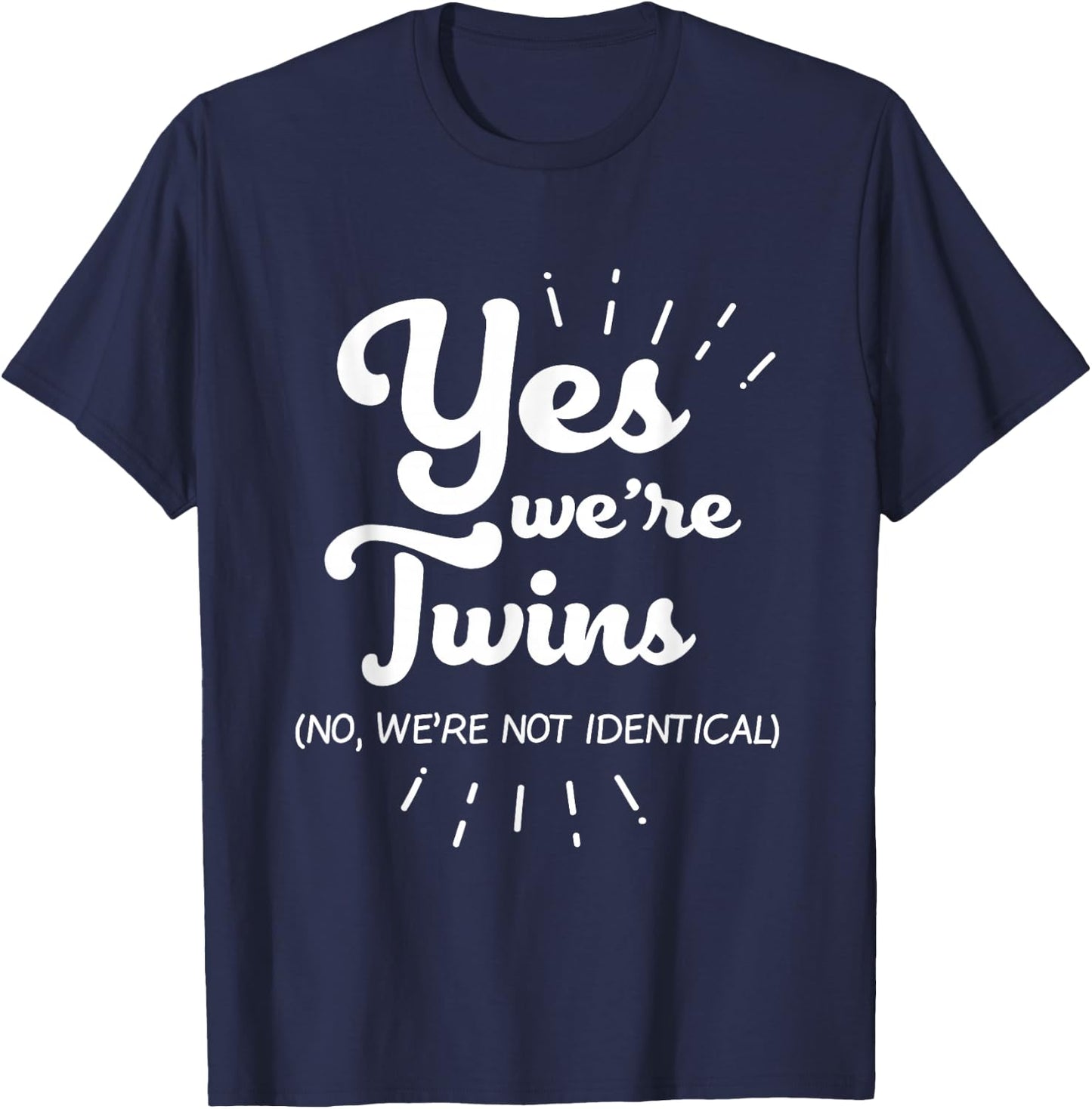 Twin Siblings Partner T-Shirt - T-Shirt | Navy