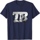 TB Tampa Bay City Skyline of Tampa Bay Florida T-Shirt - T-Shirt | Navy