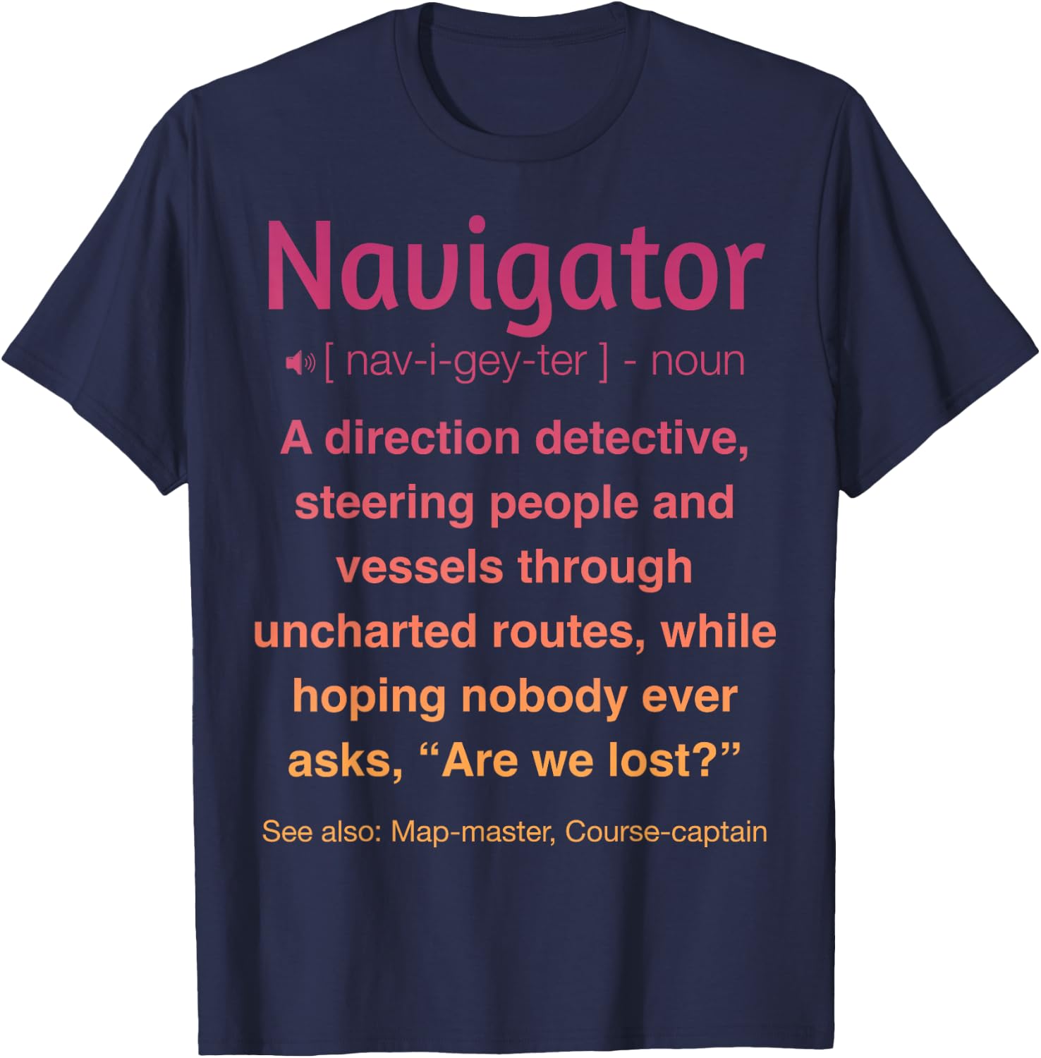 Navigator T-Shirt - T-Shirt | Navy