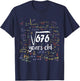 Square Root Of 676 - 26th Birthday 26 Year Old Math Bday T-Shirt - T-Shirt | Navy