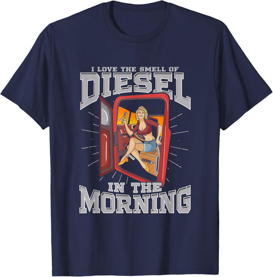 I love the smell of Diesel in the morning T-Shirt - T-Shirt | Navy