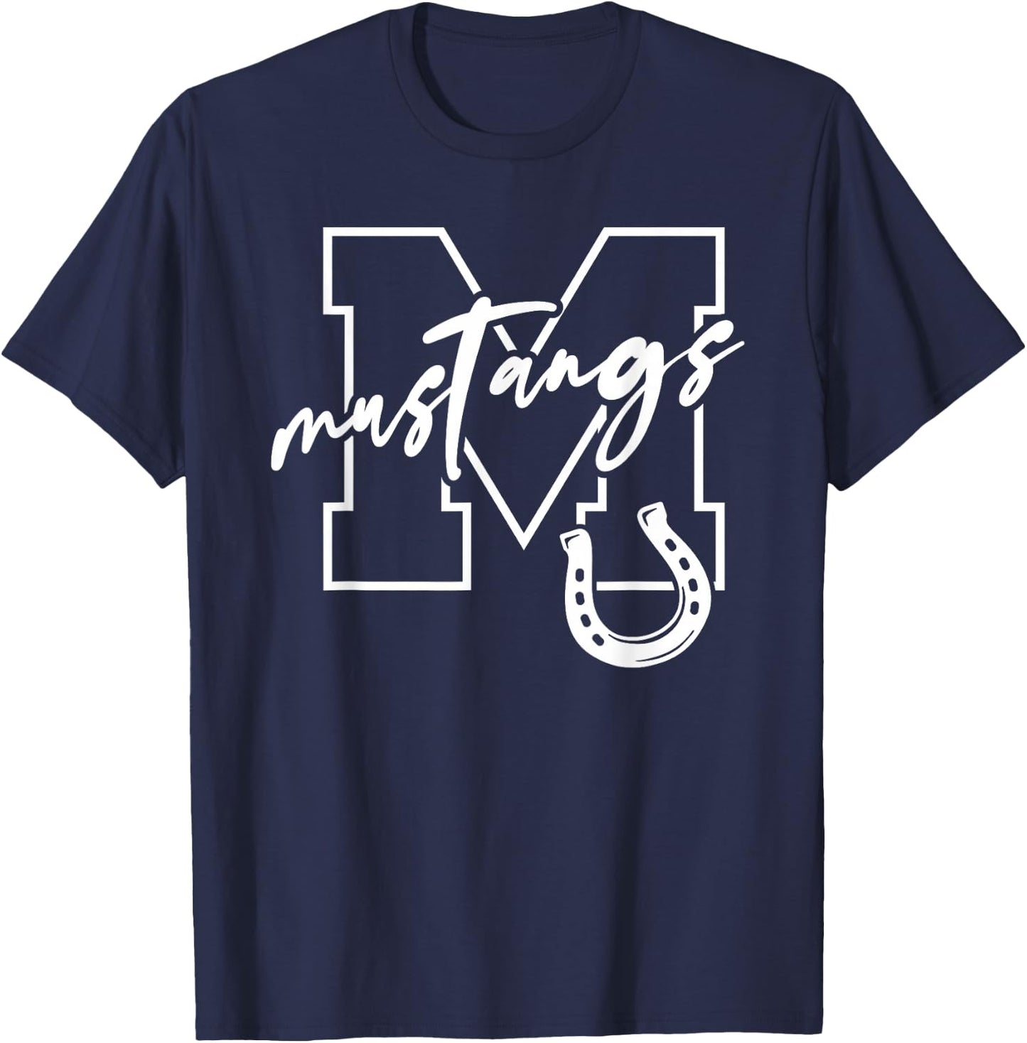 Mustangs T-Shirt - T-Shirt | Navy