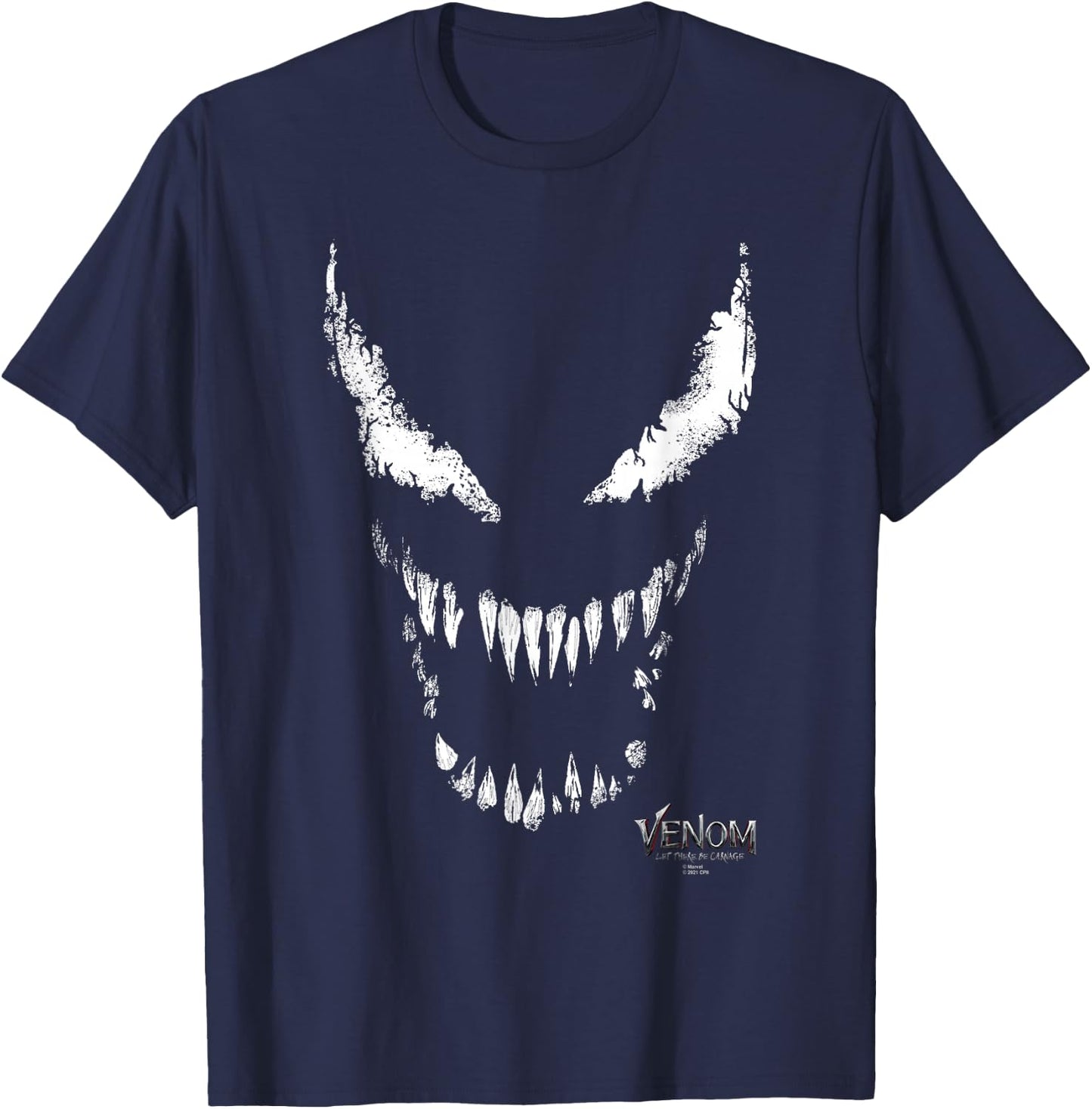 Marvel Venom: Let There Be Carnage Big Face Carnage T-Shirt - T-Shirt | Navy
