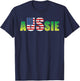 Australia United States Shirt Aussie America Lover Gift T-Shirt - T-Shirt | Navy