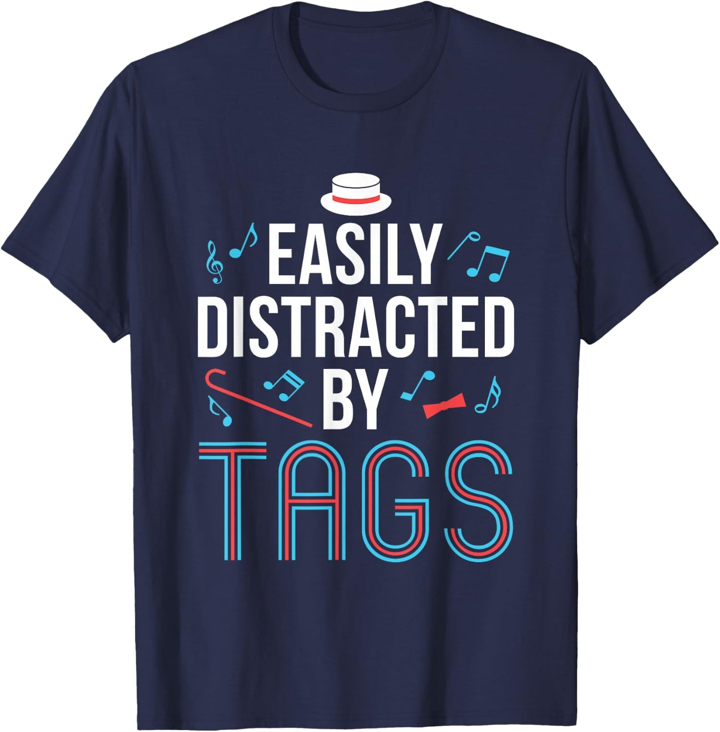 Barbershop Quartet Music Harmony Funny Tag Singing T-Shirt - T-Shirt | Navy