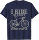 Cycling Funny Road Bike Bicycle Cyclist Men Women T-Shirt - T-Shirt | Navy