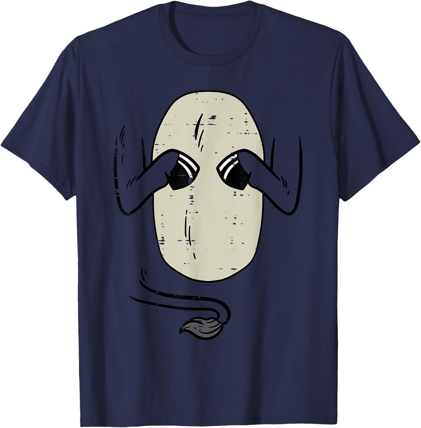 Donkey Body Costume Funny Halloween Animal Men Women Kids T-Shirt - T-Shirt | Navy