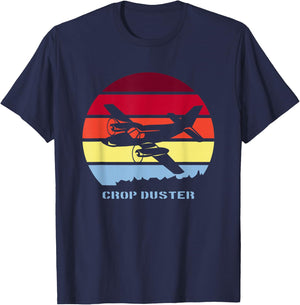 Crop Dusting Cropduster Aerial Application AG Duster Pilot T-Shirt - T-Shirt | Navy