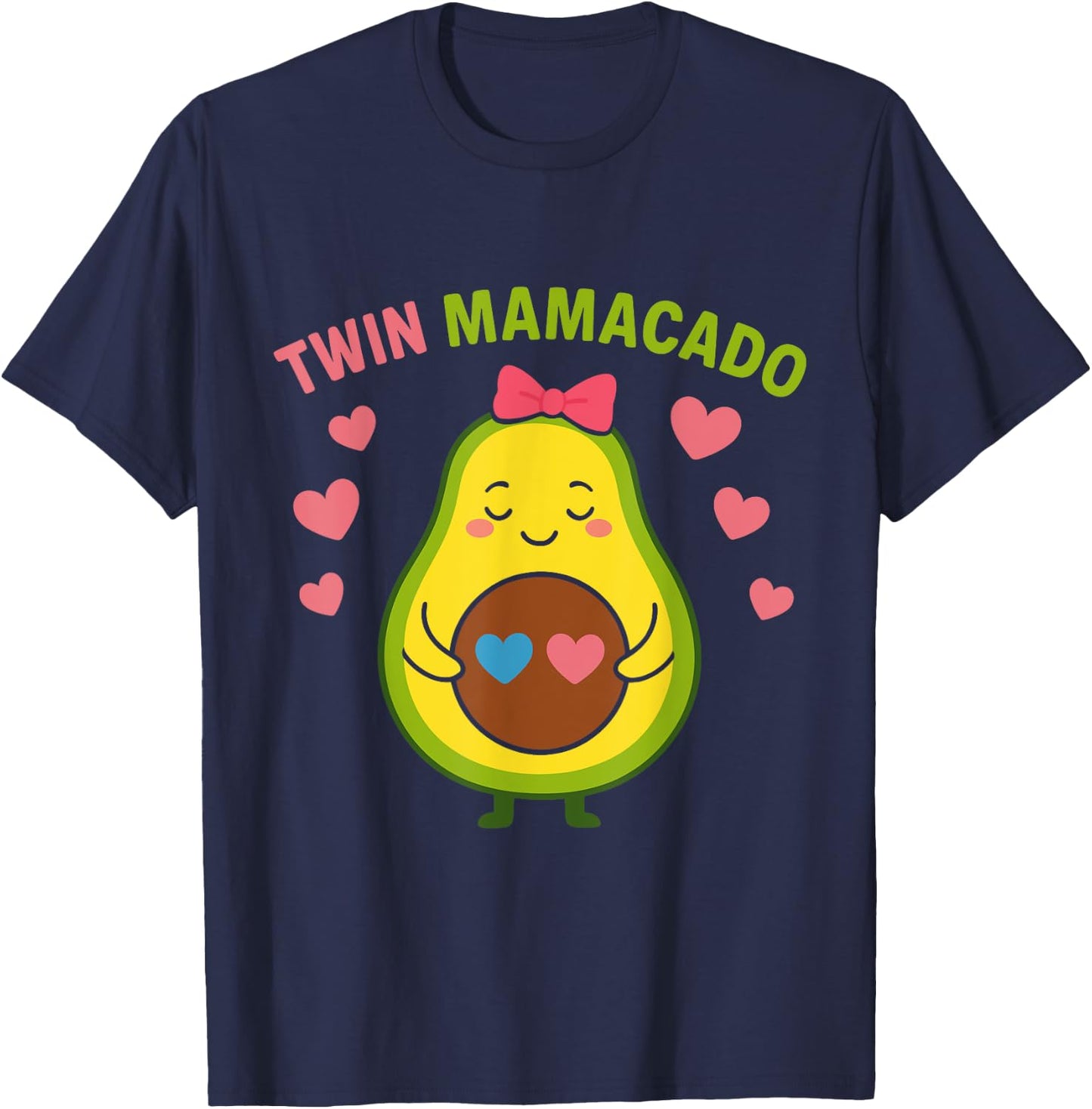 Pregnancy Twin MAMACADO Funny Future Mother T-Shirt - T-Shirt | Navy