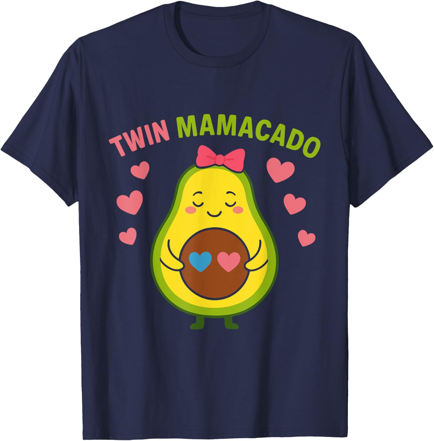 Pregnancy Twin MAMACADO Funny Future Mother T-Shirt - T-Shirt | Navy