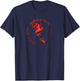 Turtles With Alpenglow Sunset By Trampled T-Shirt - T-Shirt | Navy