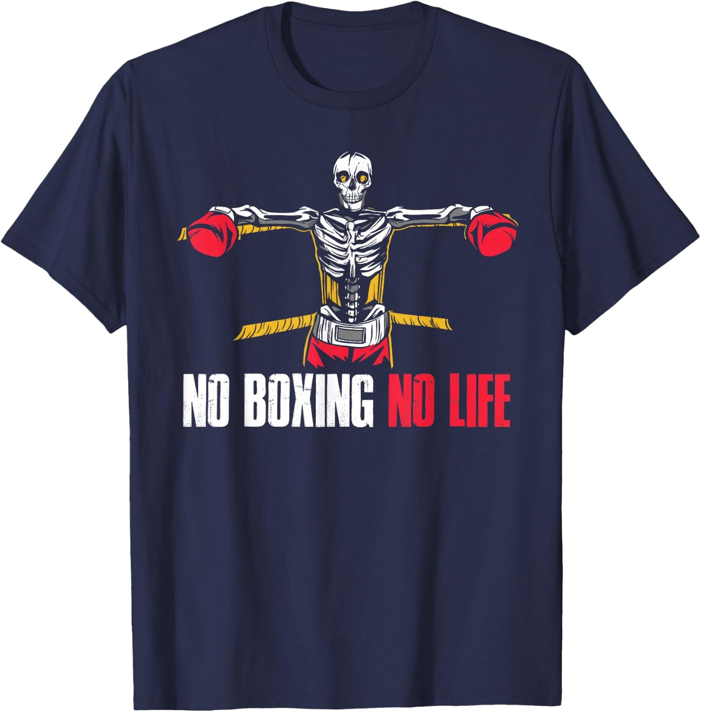 No Boxing No Life T-Shirt - T-Shirt | Navy