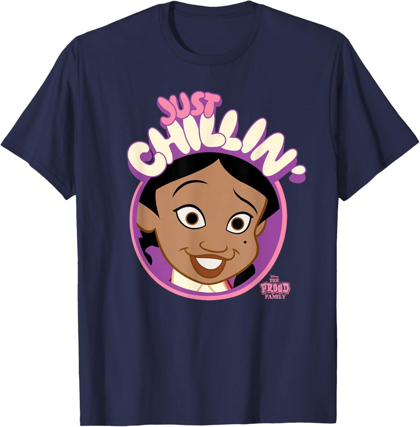 Disney The Proud Family Penny Proud Just Chillin' T-Shirt - T-Shirt | Navy