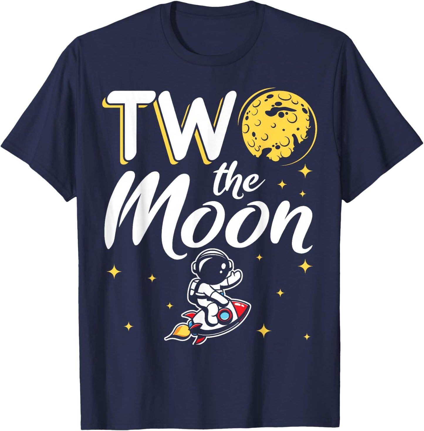 Two Room Two The Moon 2 T-Shirt - T-Shirt | Navy