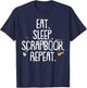 Funny Scrapbooking Gift Girls Crafty Scrapbookers T-Shirt - T-Shirt | Navy