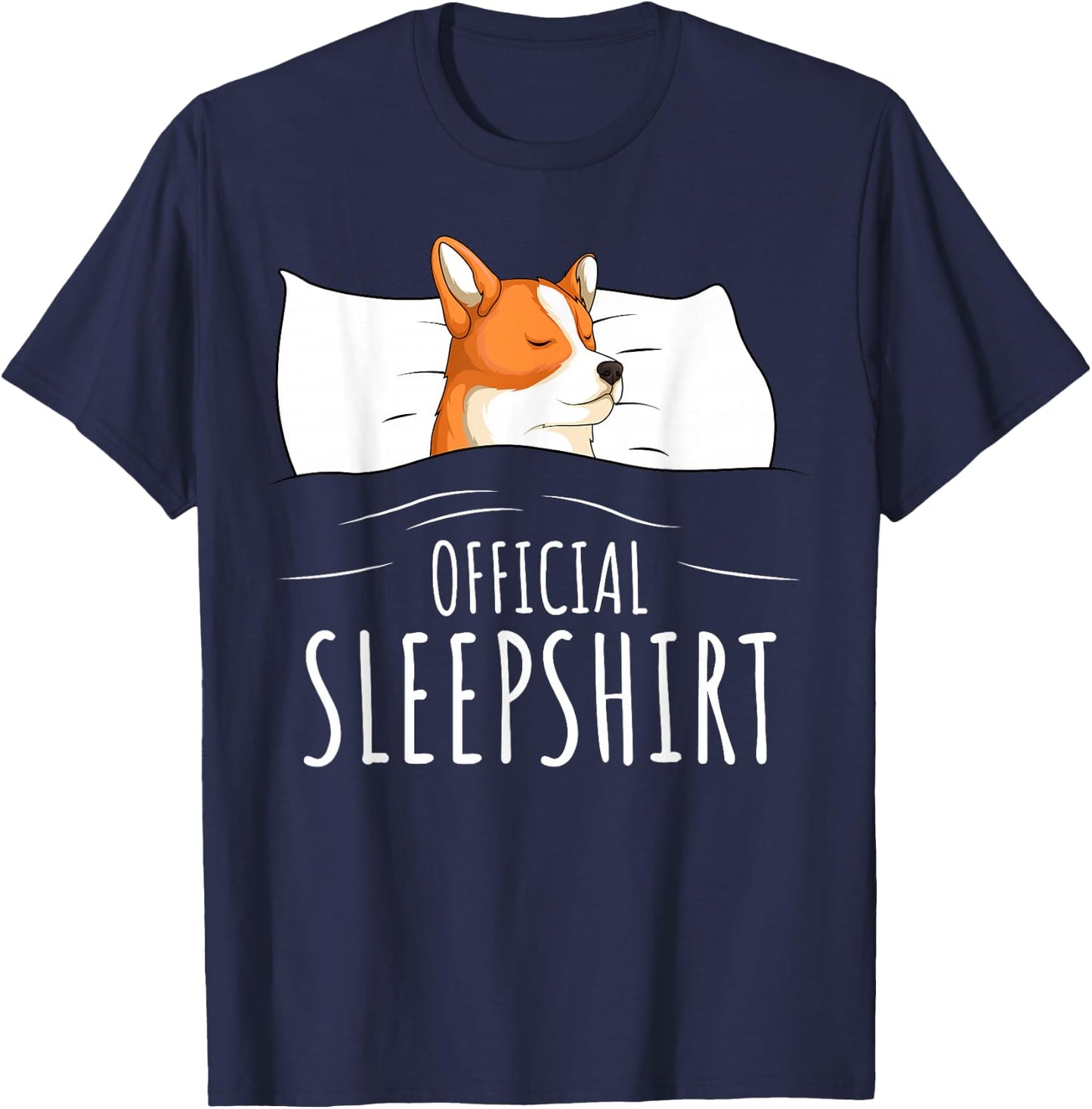 Corgi Dog Owner Official Sleepshirt T-Shirt - T-Shirt | Navy