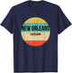 New Orleans Louisiana Shirt | New Orleans T-Shirt - T-Shirt | Navy