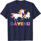 Unicorn Dayenu Passover Matzah Four Cups for Kids Boys Girls T-Shirt - T-Shirt | Navy