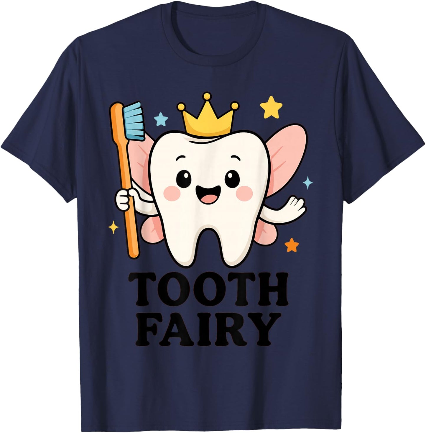 Halloween Tooth Fairy Costume, Cute Spooky Dental Assistant T-Shirt - T-Shirt | Navy