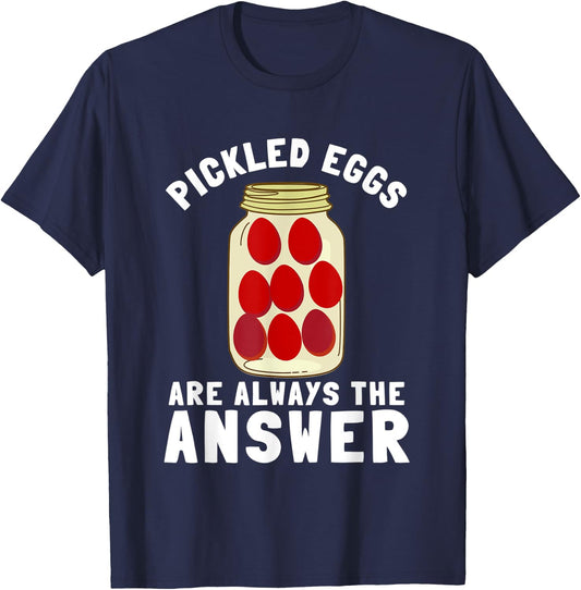 Pennsylvania Pickled Eggs And Egg In Beetroot Vinegar T-Shirt - T-Shirt | Navy