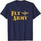 Vintage Fly Army Military Pilot Army Aviation Branch T-Shirt - T-Shirt | Navy