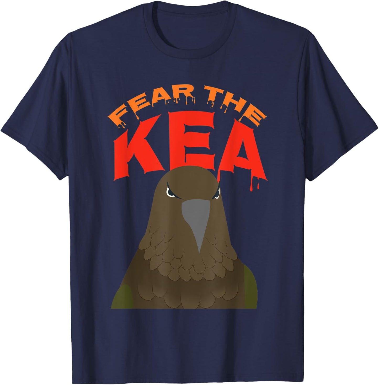 Exotic Bird Watcher and Kea Bird Watching New Zealand T-Shirt - T-Shirt | Navy