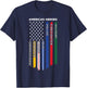 First Responders - Police Military Firefighter Nurse EMS T-Shirt - T-Shirt | Navy