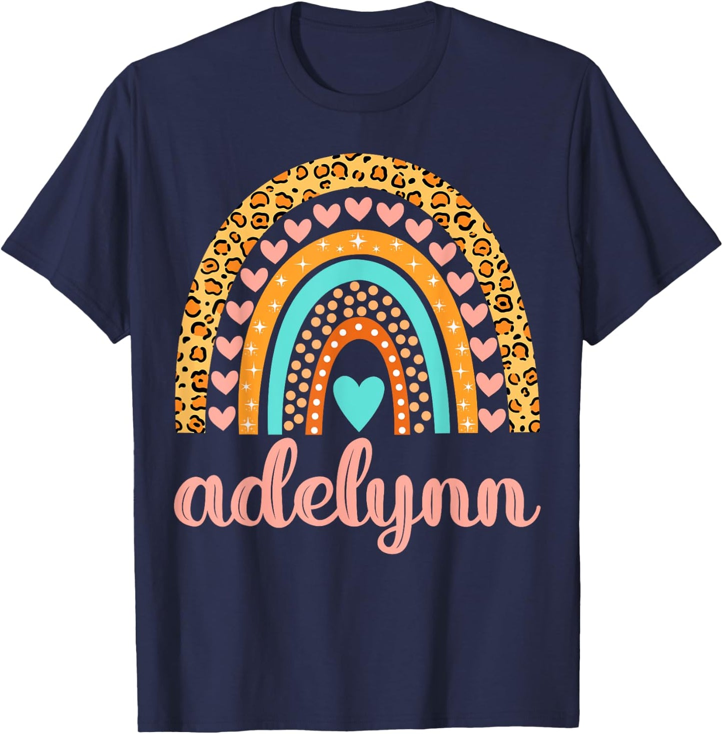 Adelynn Adelynn Name Birthday Shirt Gift T-Shirt - T-Shirt | Navy