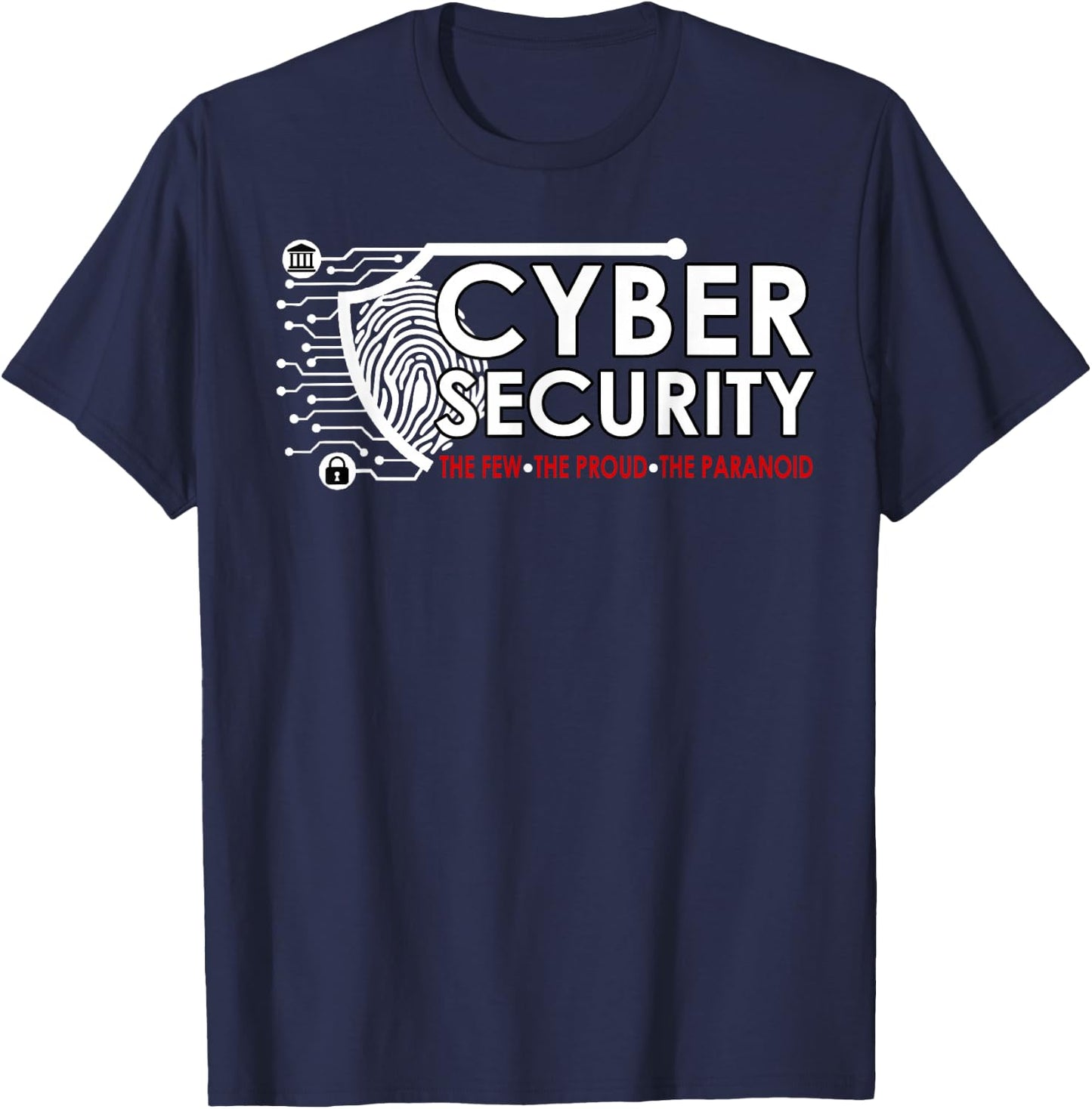 Cyber Security Humor for Tech Nerds Hackers and Engineers T-Shirt - T-Shirt | Navy