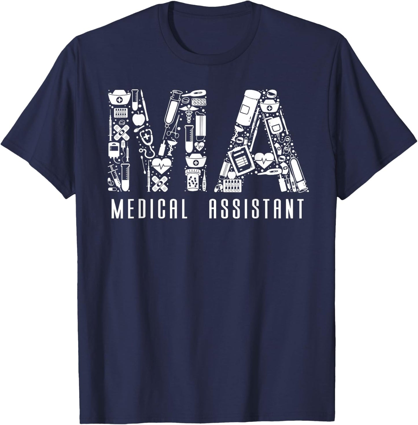 Certified Medical Assistant CMA T-Shirt - T-Shirt | Navy