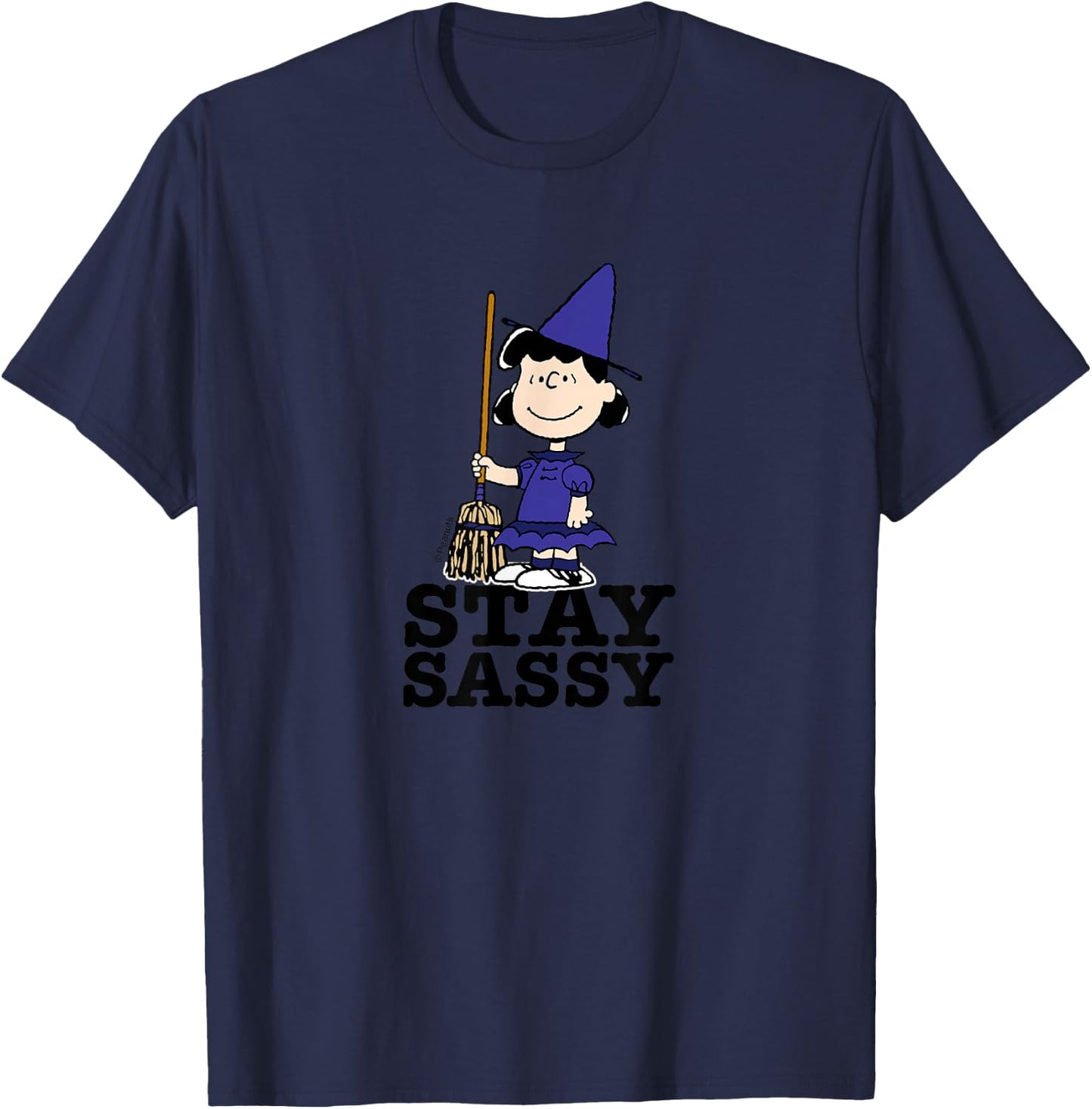 Peanuts - Halloween - Lucy Stay Sassy T-Shirt - T-Shirt | Navy