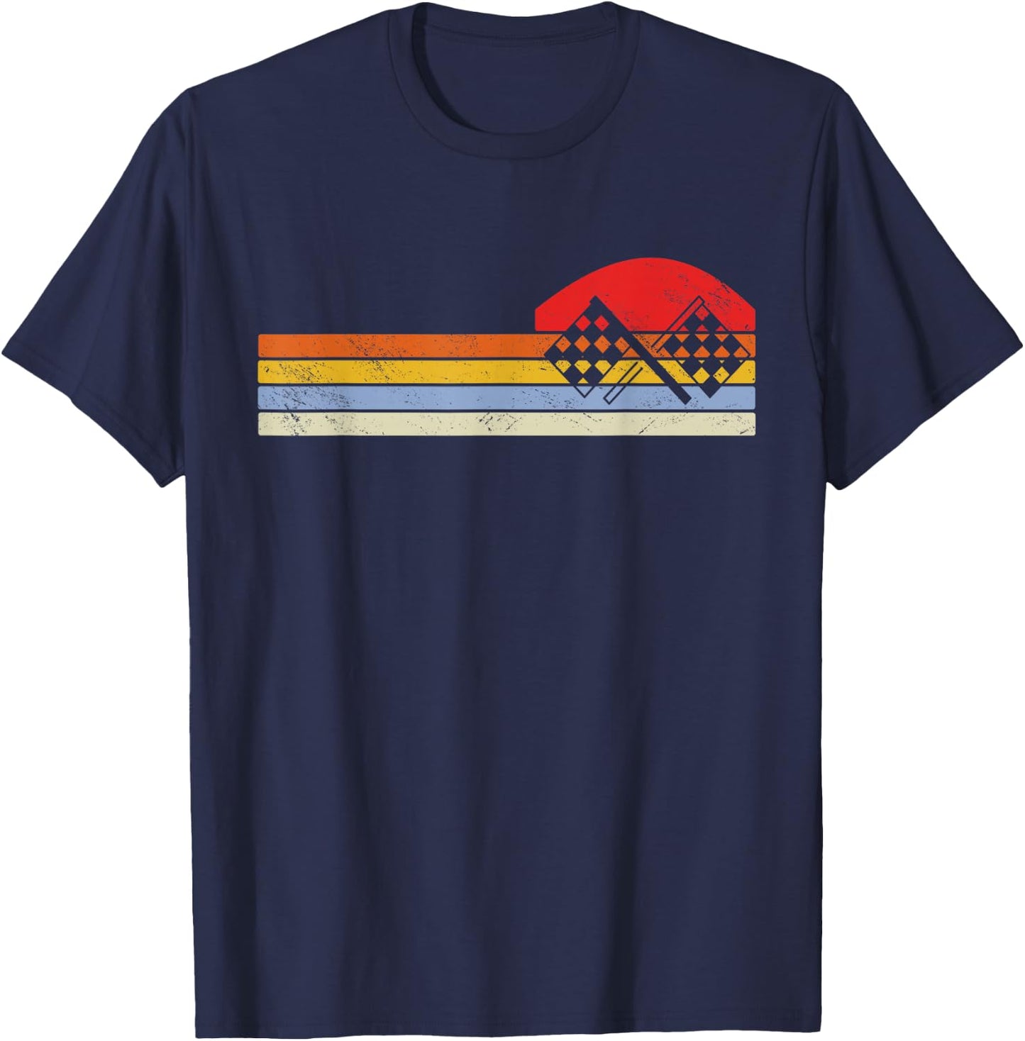 Vintage Racing Outfit For Race Car Parties T-Shirt - T-Shirt | Navy