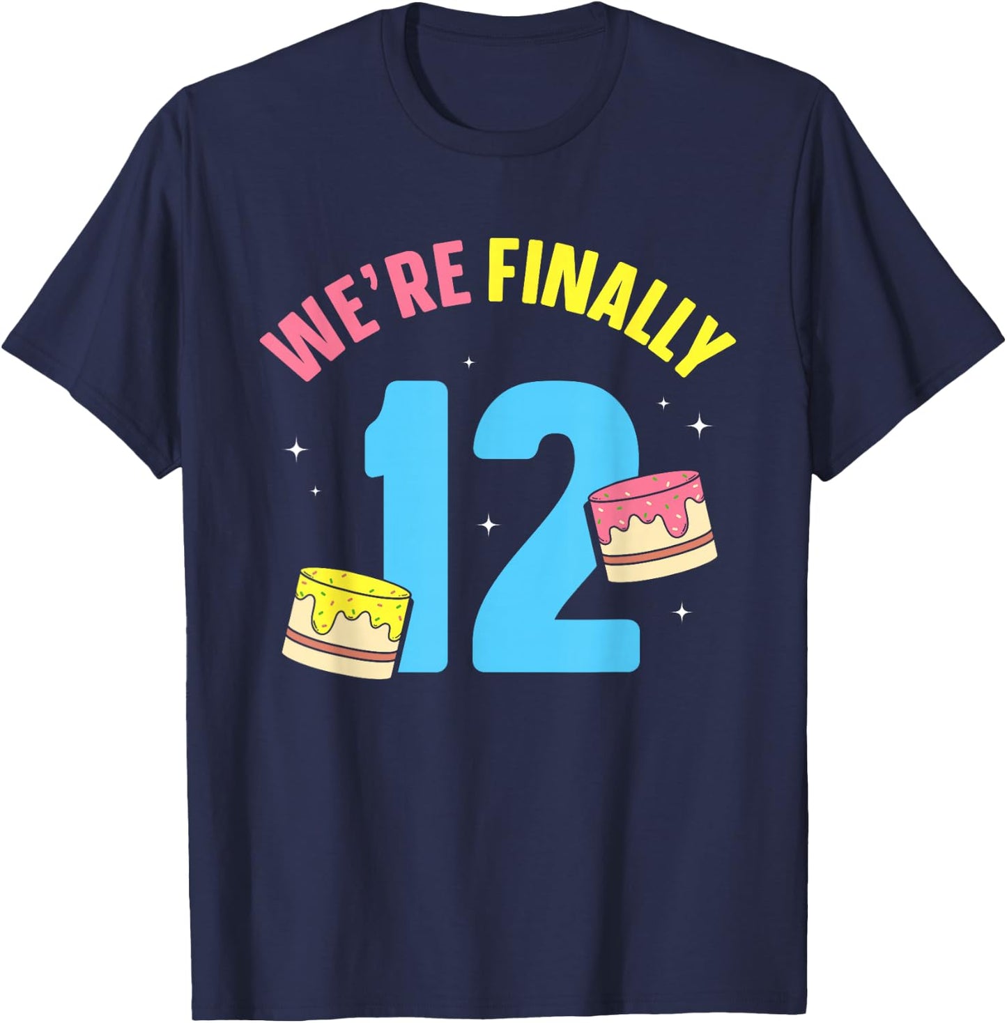 Wir Sind Endlich 12th Birthday Zwilling Gemini T-Shirt - T-Shirt | Navy