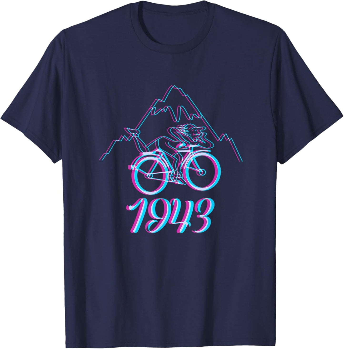 MTB Mountain Bike 1943 Biking Cycling T-Shirt - T-Shirt | Navy