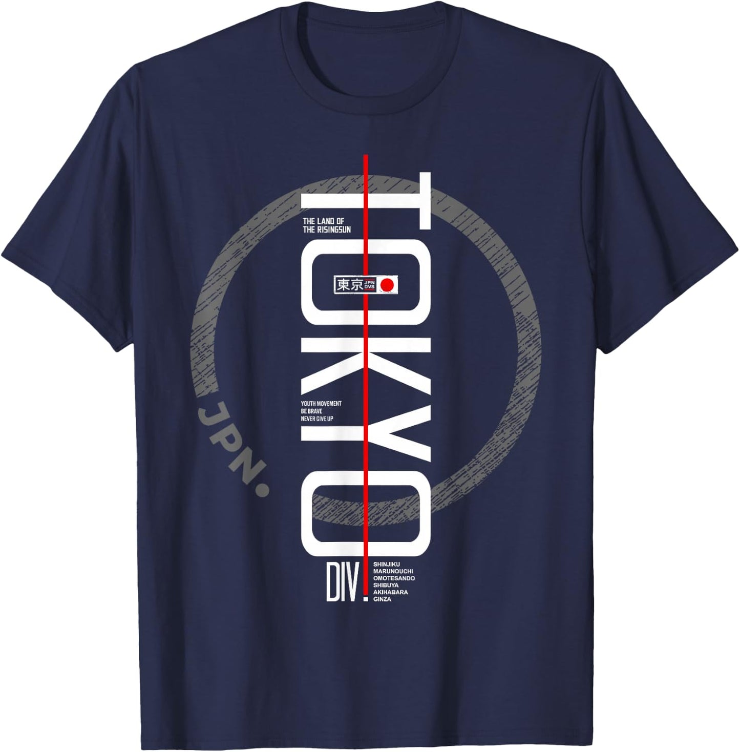 Tokyo DIV T-Shirt - T-Shirt | Navy