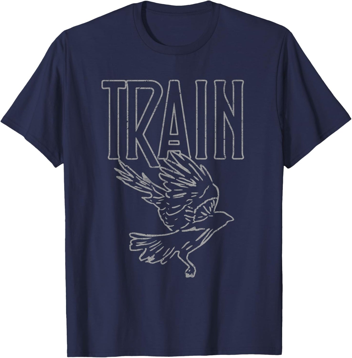 Train - Crow T-Shirt - T-Shirt | Navy
