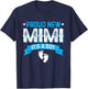 Funny Family Gender Reveal Proud New Mimi It's A Boy T-Shirt - T-Shirt | Navy