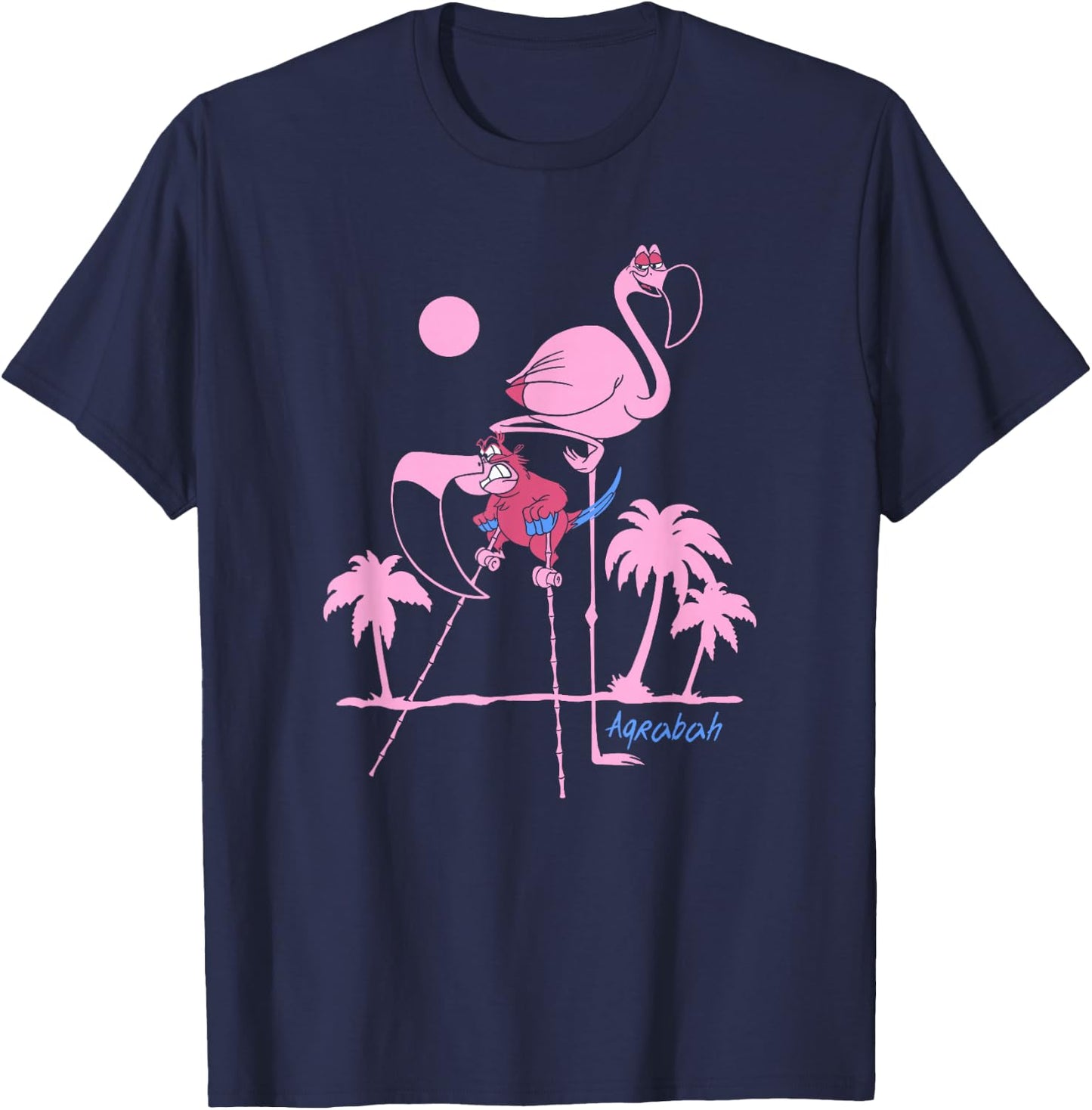 Disney Aladdin Iago Flamingo Costume V2 T-Shirt - T-Shirt | Navy