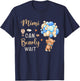 Mimi Can Bearly Wait Bear Gender Neutral Boy Baby Shower T-Shirt - T-Shirt | Navy