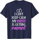 My Niece is Getting Married Aunt of The Bride Aunt T-Shirt - T-Shirt | Navy