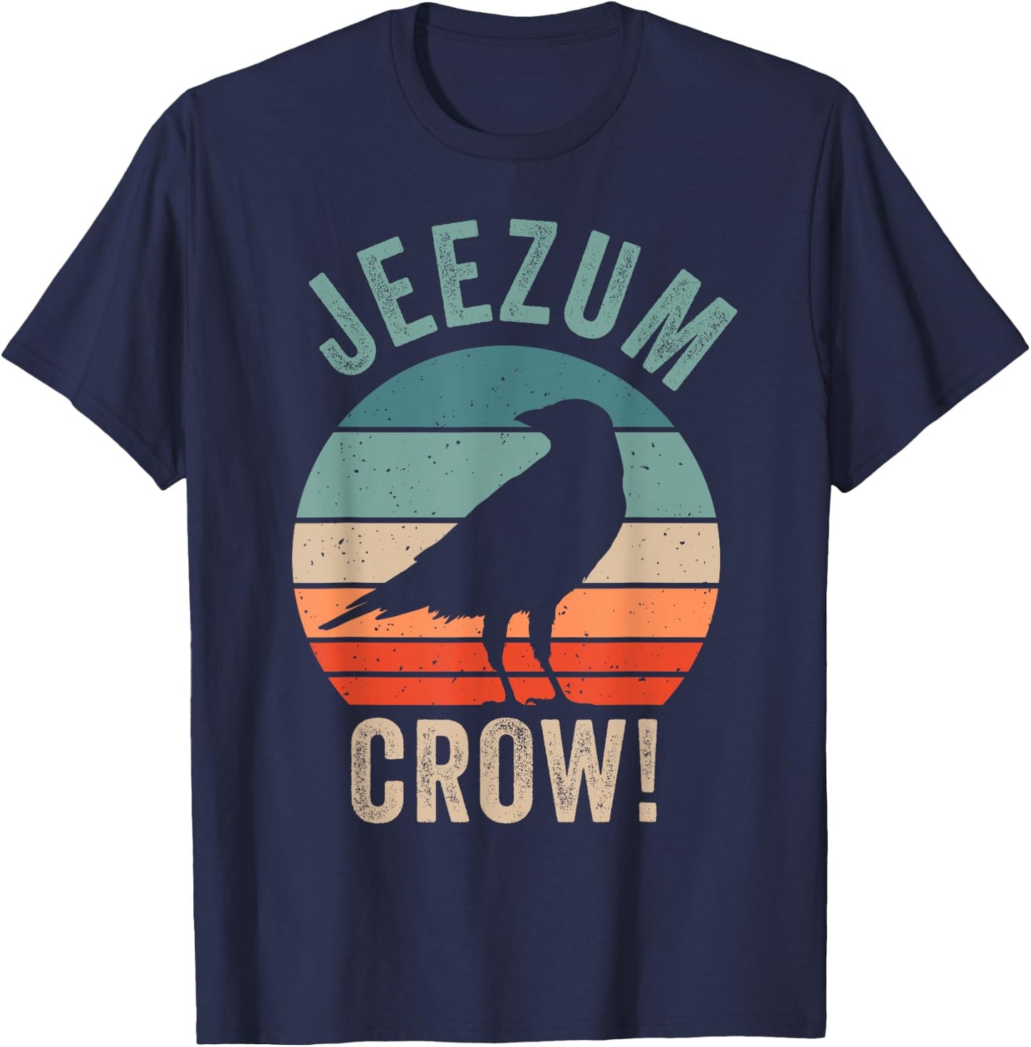 Jeezum Crow Vermont Raven T-Shirt - T-Shirt | Navy