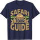 Safari Tour Guide Costume Africa Zoo Outfit Safari Tour T-Shirt - T-Shirt | Navy