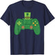 Video Game Controller Irish Gamer Boys St Patricks Day Men T-Shirt - T-Shirt | Navy
