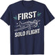First Solo Flight T-Shirt - T-Shirt | Navy