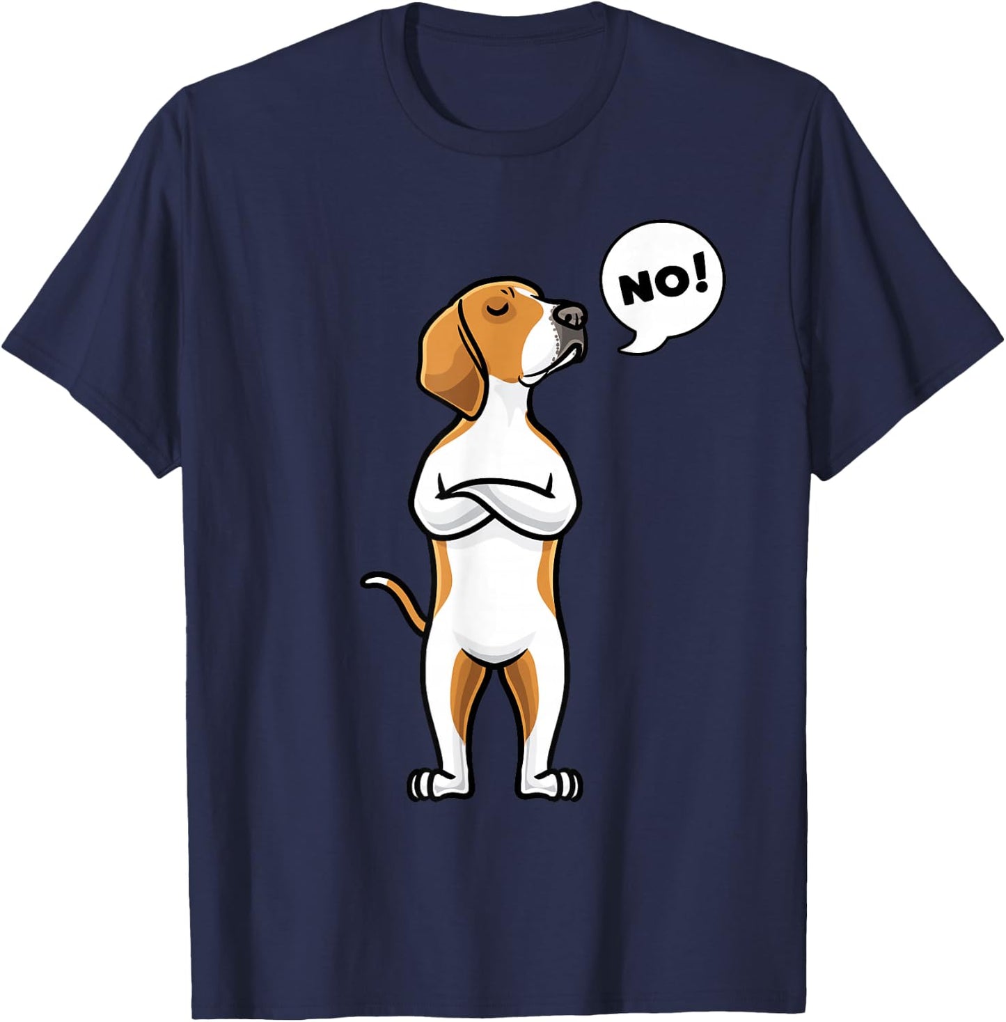 Sturer American Foxhound Dog T-Shirt - T-Shirt | Navy