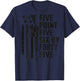 Five Point Five Six 5.56 Ammo AR15 Rifle - Camo - ON BACK T-Shirt - T-Shirt | Navy